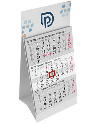 verkopen Vermaken huren 3-maands mini-bureaukalenders drukken | printworld.com